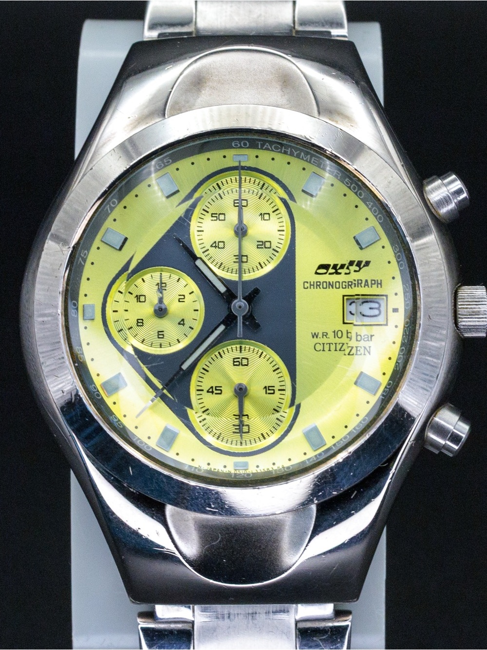 Citizen Rare Oxy 0510-L16631 Vintage 36mm JDM Import Chronograph